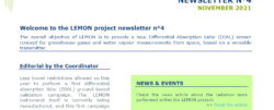 LEMON Newsletter n°4 / November 2021 released